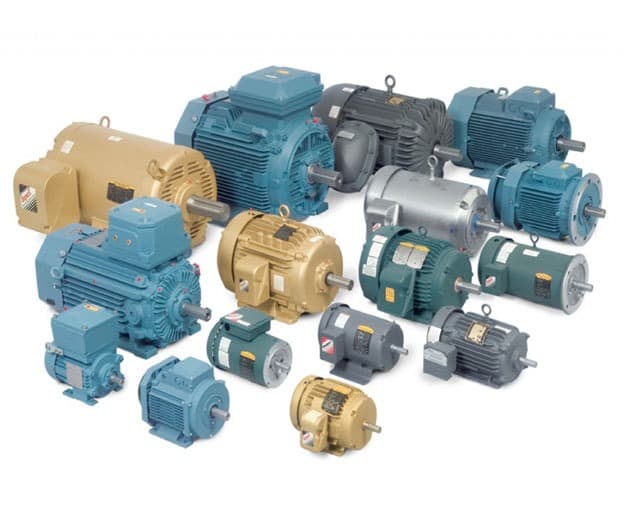Motor eléctrico industrial disponible para operación de equipos y maquinaria.